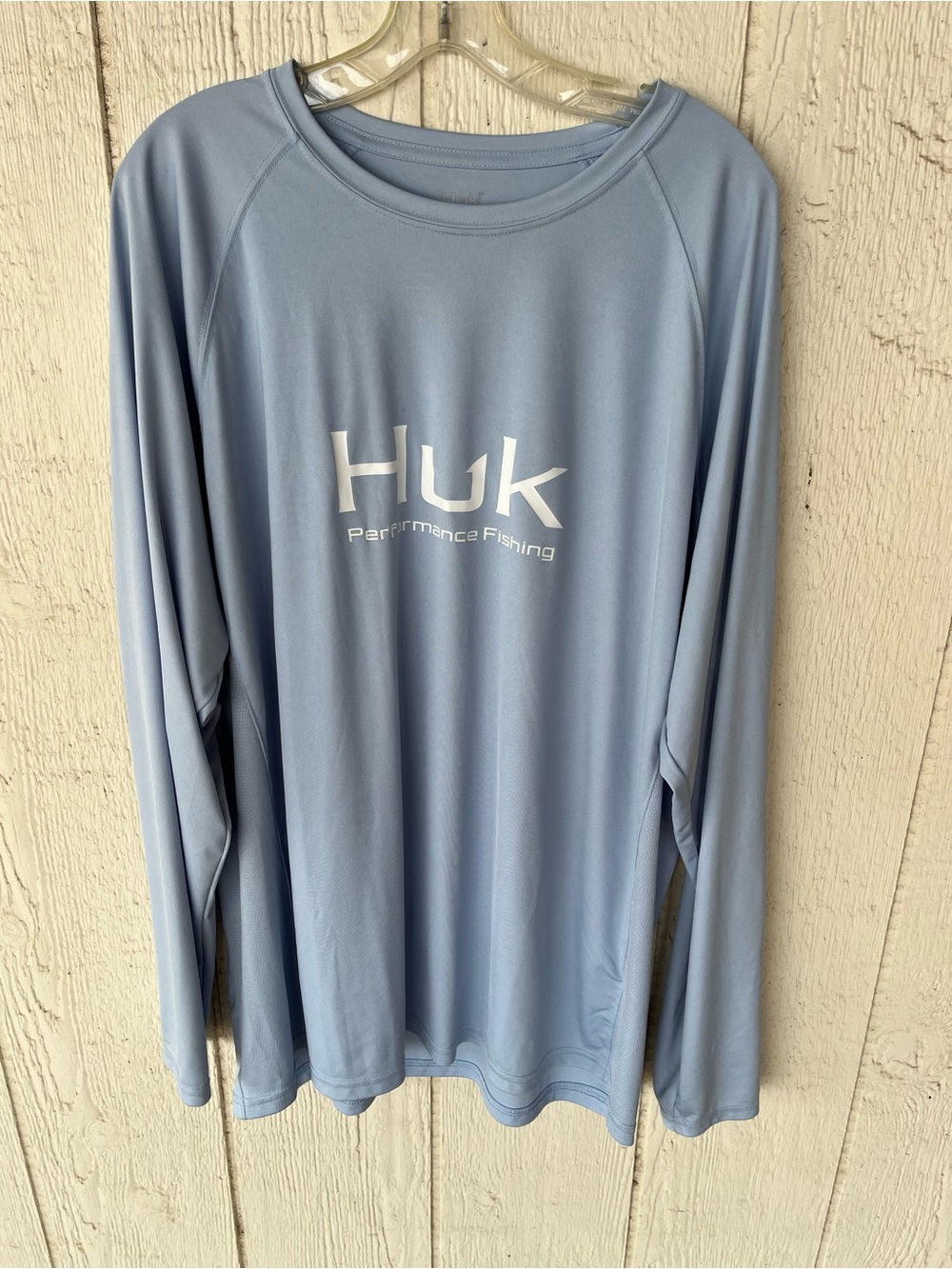 Huk Performance Fishing Long Sleeve Shirt - Light Blue XXL